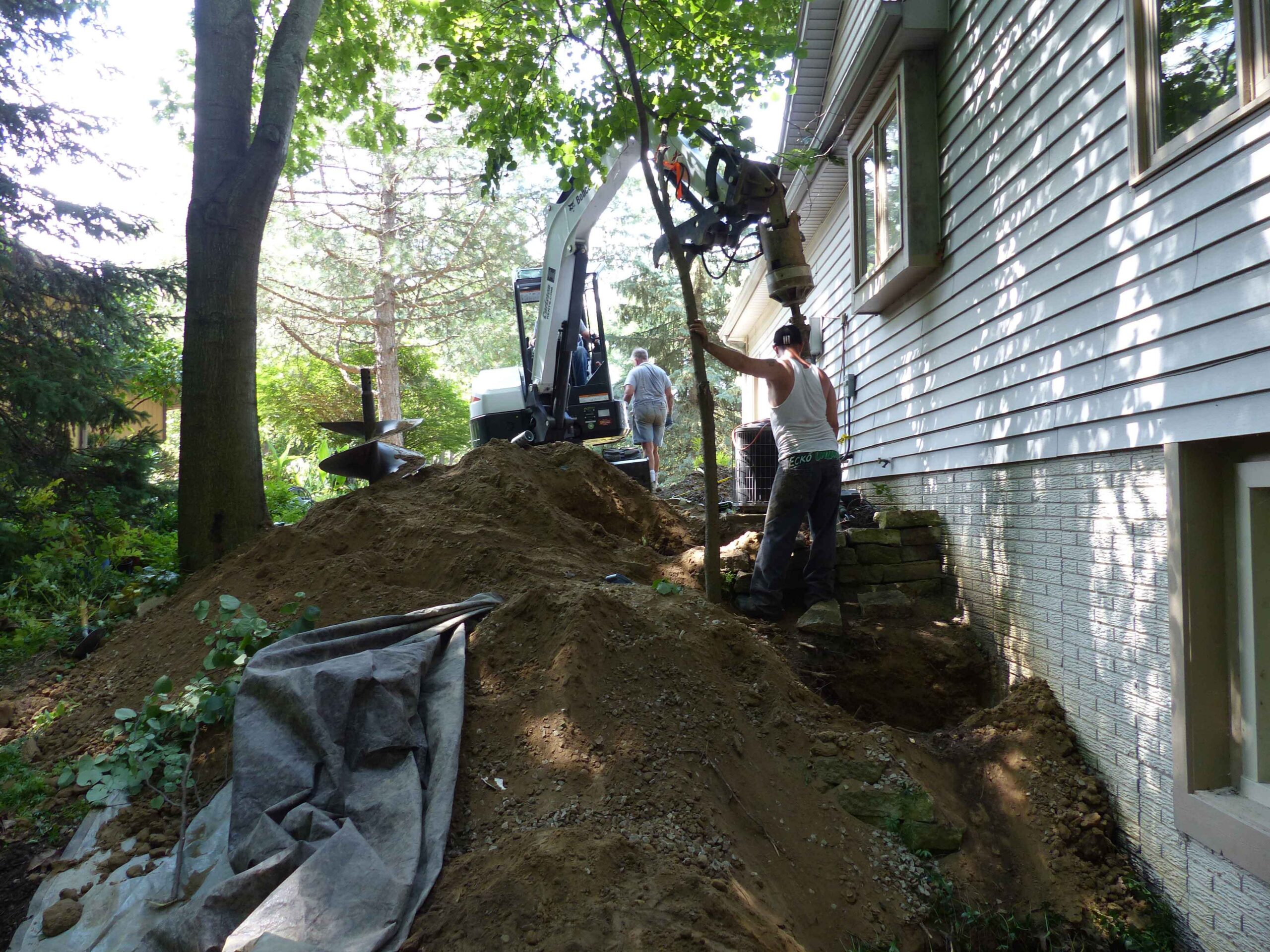 root barrier installation