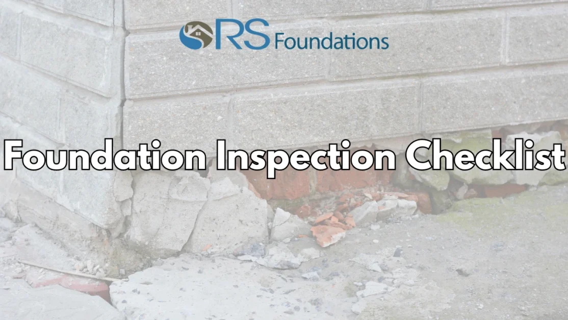 Foundation Inspection Checklist
